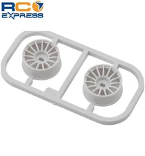 Kyosho Mini-Z Awd Multi Wheel (White) (2) (Narrow/+2.5 Offset) KYOMDH100W-N25B