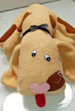 Handmade Puppy Dog. Stuffed, plastic eyes, Felt nose, 20x10 in