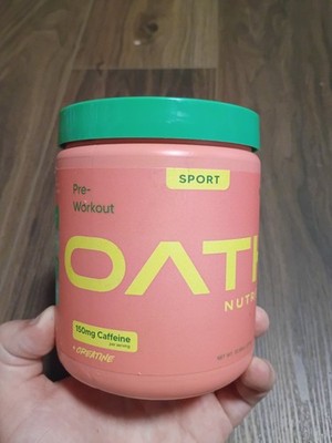 Oath Nutrition Pre-Workout Sports Nutrition Supplement Powder Melonade Stand 25 