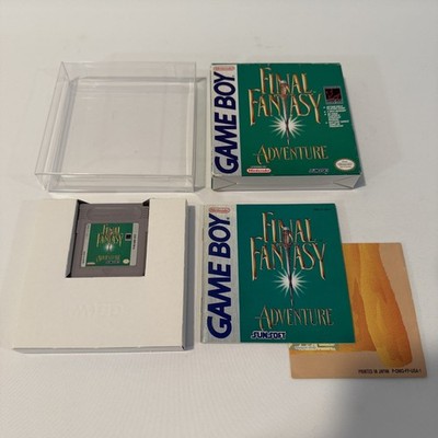 Final Fantasy Adventure Game Boy Square Action RPG Video Game CIB Poster Box