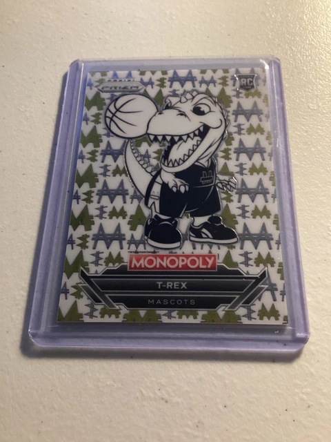 2024 Panini WNBA Monopoly Prizm T-Rex #W7 White Mascots
