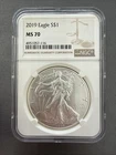 2019 Silver Eagle 1$ NGC MS 70