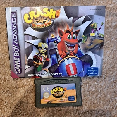 Crash Nitro-Kart Game Boy Advance GBA Videospiel PAL EUR Racing