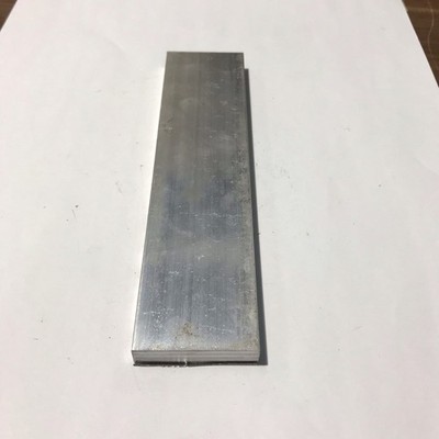 1x Reststück Alu  Aluminium Flach, Vierkant 50 x 12 x 202 mm lang  (R-42)