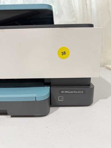 HP OfficeJet Pro 8028 All-in-One Wireless Printer Missing Ink FOR PARTS REPAIR
