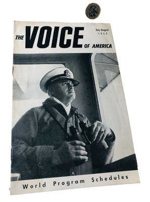 Magazine The Voice of America World Programme Schedules Mag 1952 Vintage ra