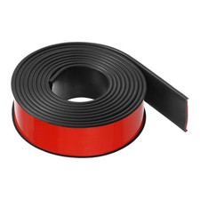 40mmx3000mm Flexible TPE Self Adhesive U-Shape Veneer Edging Edge Banding Black