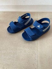 Adidas Badesandalen Badeschuhe Gr. 26 blau Klettverschluss