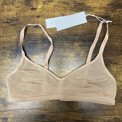 Negative Underwear Women s Sieve Non-Wire Bra Size 2 In Buff - MSRP $70