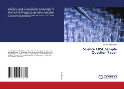 Jamuna And Deepika | Science CBSE Sample Question Paper | Taschenbuch | Englisch
