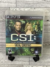 CSI: Crime Scene Investigation - Fatal Conspiracy PS3 (PlayStation 3) CIB - MINT
