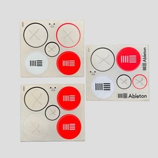 Ableton Logo Stickers - Red White Black Colours