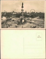 Postcard Vienna Praterstern-Rieenrad 1930