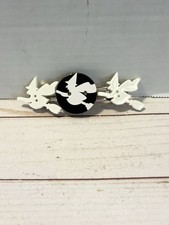 Halloween Witch Button Barrette Hair Clip Women Girls Hair Accessories