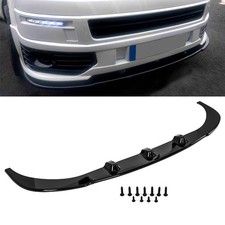 FRONT BUMPER LOWER SPLITTER CHIN GLOSS BLACK For VW T5 T5.1 Sportline 2010- 2014