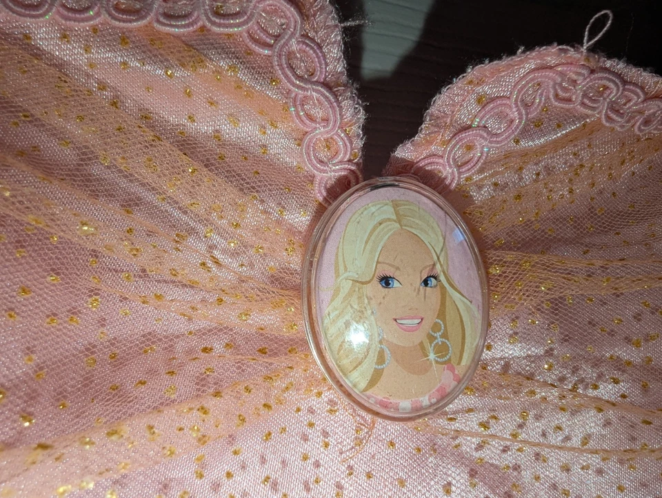 Creative Designs 4-6x Fantasy Play Costume Sleeveless Dress Pink Princess Barbie - Image 4 of 4