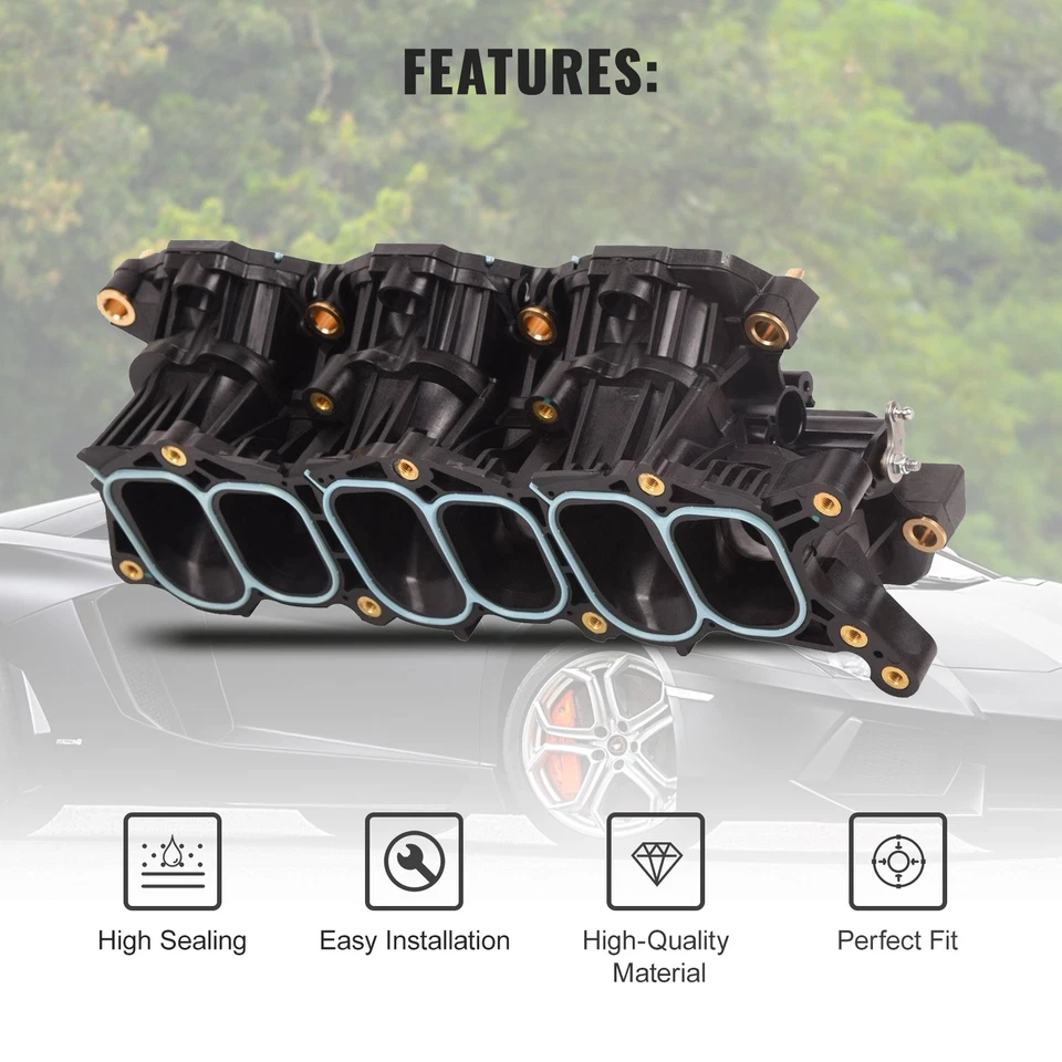 Colector de admisión inferior para Hyundai Santa Fe 2010-2012 2011-2013 Kia Sorento 3,5 L Foto 4 de 4