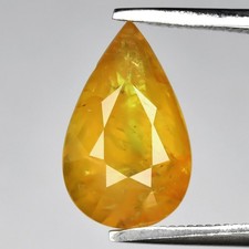 💎 3.39ct 11.5x7mm Pear Natural Yellow Sapphire - Unheated, Tanzania Gemstone
