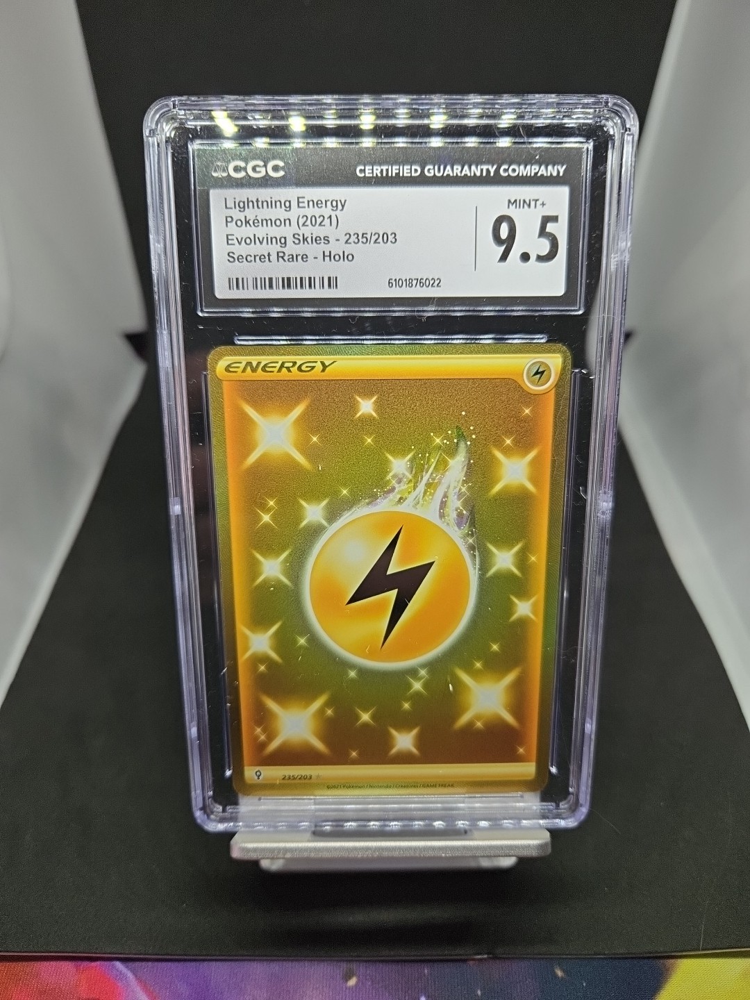 Lightning Energy 235/203 - Evolving Skies - CGC - Pokémon Card (Equiv. PSA BGS)