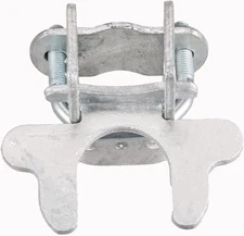 Kennel Gate Latch 1-3/8", Chain Link Fence Gate Butterfly Latch for Dog Kennels