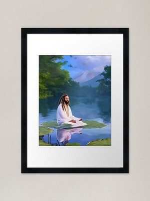 Rasta Zen Meditation Framed Art Pri Framed Wall Art Poster Canvas Print Picture