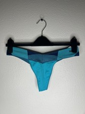 NWT Victoria  s secret Pink Cool And Comfy Thong Teal Blue Size M