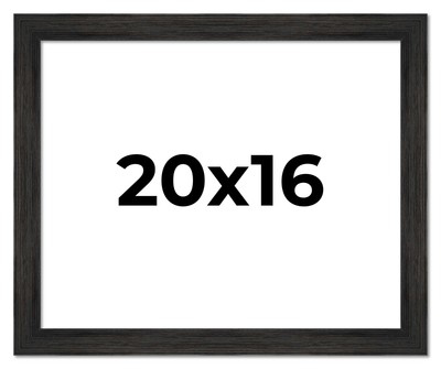 7x7 Wide Barnwood Picture Frame with UV Acrylic, Available in  6 Finishes