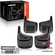 Set of 4PCS Mud Flaps Splash Guards Mudguards Mudflaps Without Fender Flares