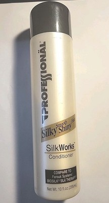 SilkWorks Professional Silky Smooth Shiny Hair Conditioner 10 Fl Oz.