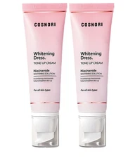 COSNORI Whitening Dress Tone-Up Cream 50ml x2 Pack Brightening K-Beauty