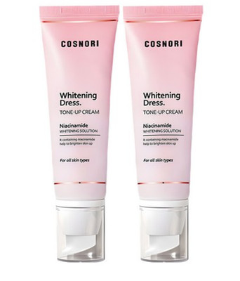 COSNORI Whitening Dress Tone-Up Cream 50ml x2 Pack Brightening K-Beauty