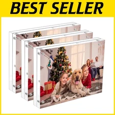 Thick Acrylic Certificate Frames - 8.5x11, 3Pc