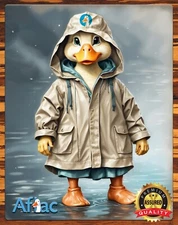 Aflac Duck - 2000s - Restored - Metal Sign 11 x 14