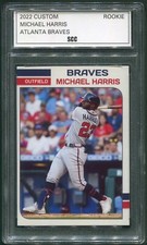 Custom 2022 Michael Harris Atlanta Braves Rookie Year Baseball Card