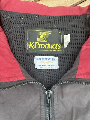 K-brand Vintage 90s Copenhagen Tobacco Chew Zip Jacket XL Salesman Coat