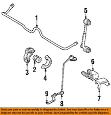 Stabilizer Sway Bar-Front-Bushing Bracket Mount 2023230526