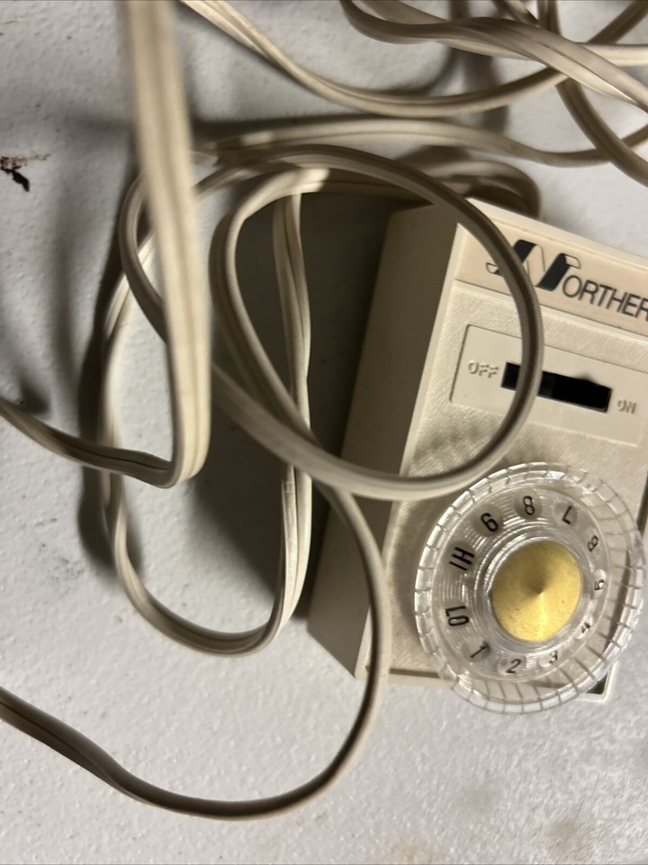 Vintage NORTHERN Automatic Electric Blanket HEAT CONTROL POWER CORD (H2