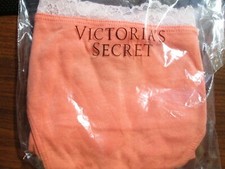 New Victorias Secret Cotton LaceEdge High Leg Brief S,M,L,XL 1 SHIP