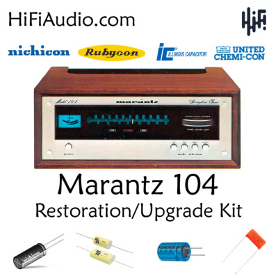 Marantz 104 tuner rebuild restoration recap service kit repair