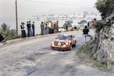 Francis Vincent Willy Huret Porsche 911 Rally Car Racing Old Photo