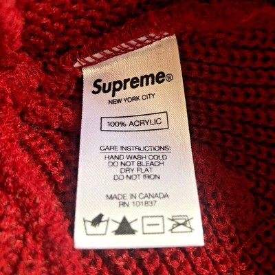 Supreme FW17 Heather Loose Gauge Beanie 