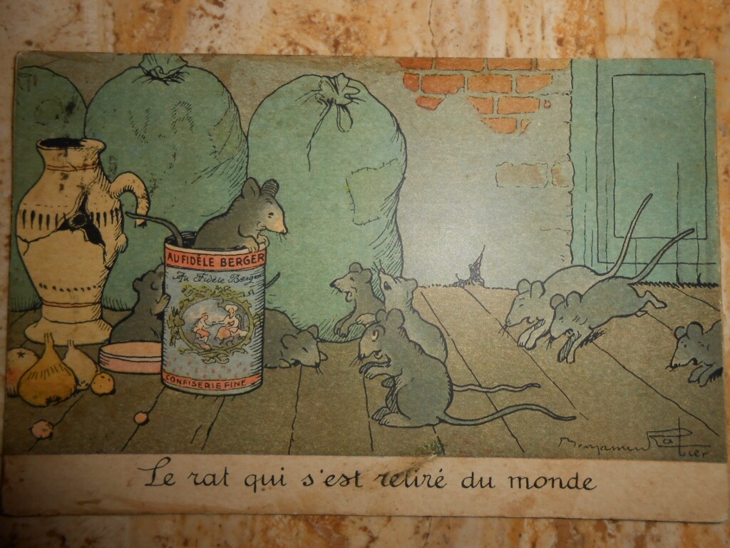 Publicité - CPA Rabier Benjamin Publicité publicitaire réclame Brabant Delahaye chien dog non circulé SENANS Doubs
