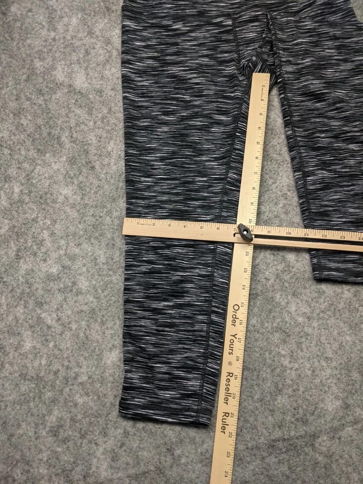 Tangerine Leggings Womens Small Black Gray Cropped Athletic Yoga Pants - Image 3 of 4