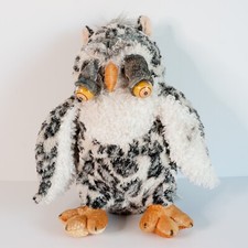 Animal Alley Toys R Us Crazy Google Eyed Owl Hand Puppet Spotted 12" Vtg 2000