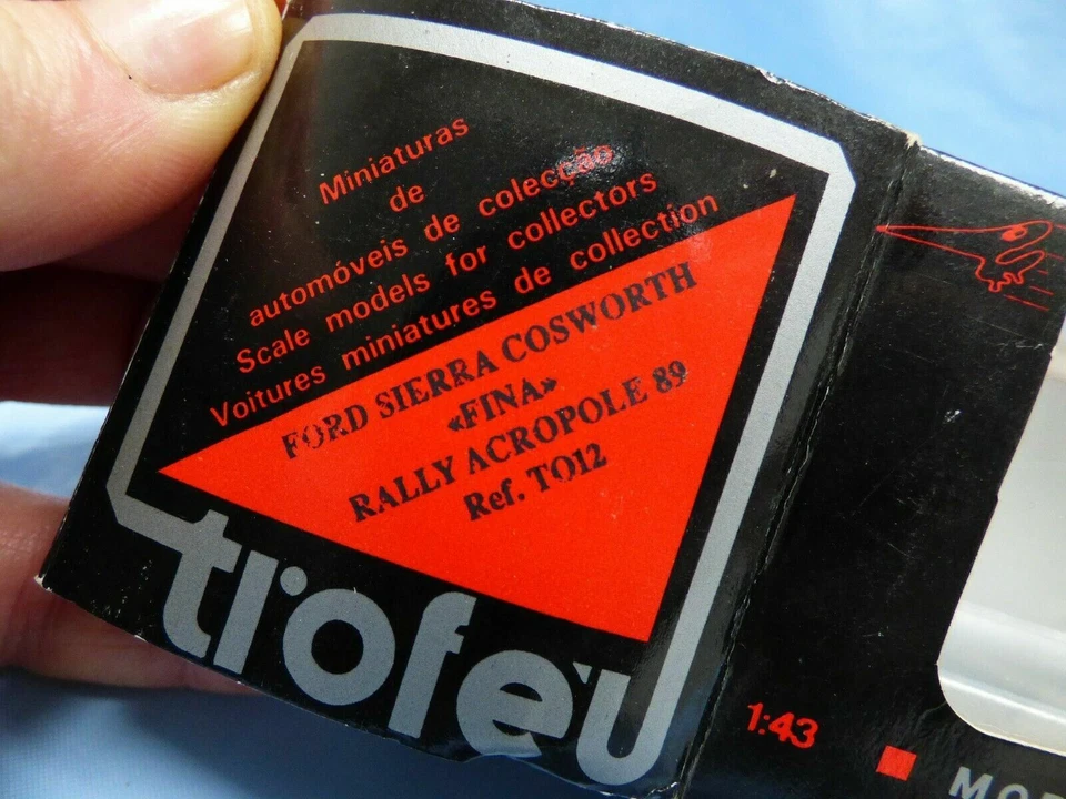 Coche de juguete Ford Sierra RS Cosworth FINA 5 TROFEU 1:43 Grecia 1989 Acrópolis Rally Foto 4 de 4