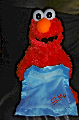 Elmo Sesamstraße Stofftier -spricht englisch - ca 40 cm