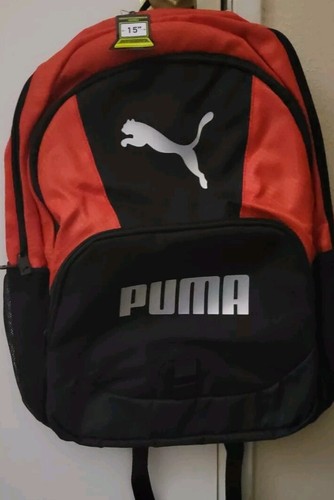 Puma Challenger Backpack Fully Padded 15” Laptop Pocket Red/Black