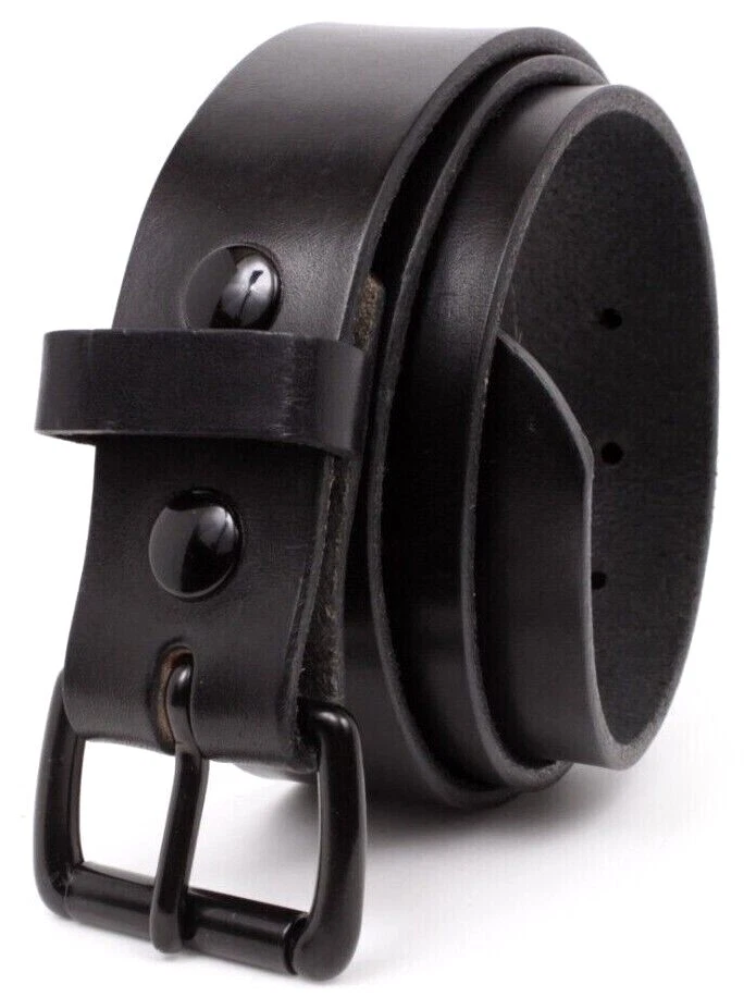 Cinturones de cuero genuino de búfalo para hombre trabajo pesado 1-1/2" Amish hechos a mano 1,5" Foto 4 de 4