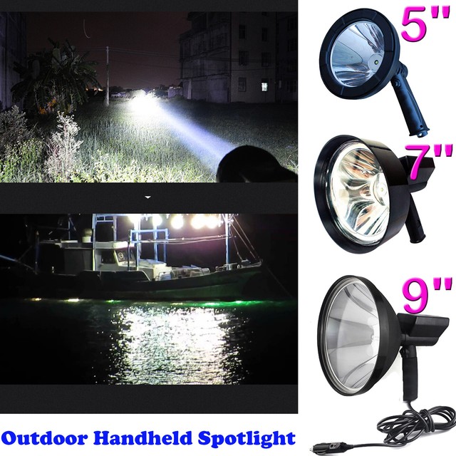 9 12v Autofather Hid Handheld Camping Night Hunting Spotlight Lamp 100w Us For Sale Online Ebay