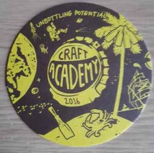 BEER MAT PRODUCED FOR THE CRAFT ACADEMY